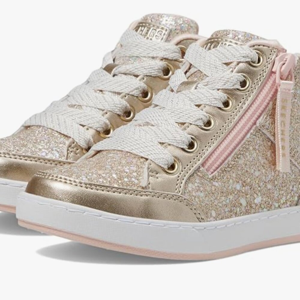 Skechers Kids' Shoutouts 2.0 Glitter Queen Sneakers